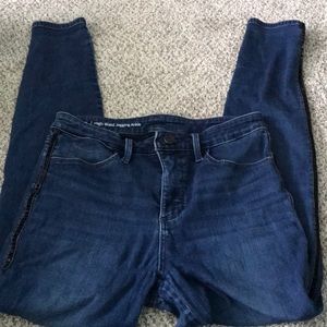 Talbots Flawless Felt Side Strope High Waist Ankle Jeggings